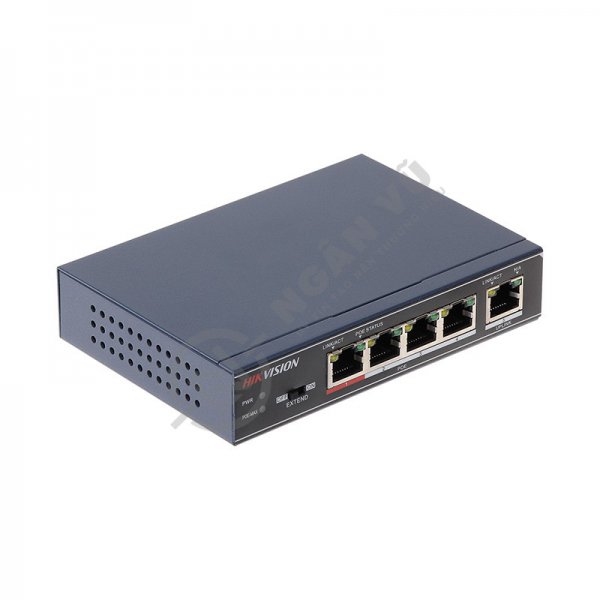 Switch mạng PoE 5 cổng DS-3E0105P-E