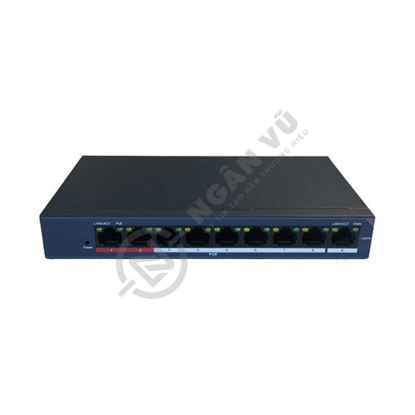 Switch mạng PoE 8 cổng HDS-SW108POE/M