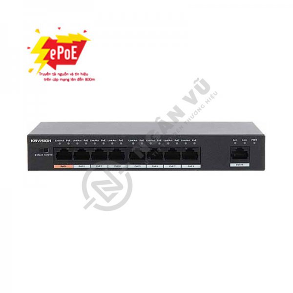 Switch mạng PoE 8 cổng KX-ASW08P1